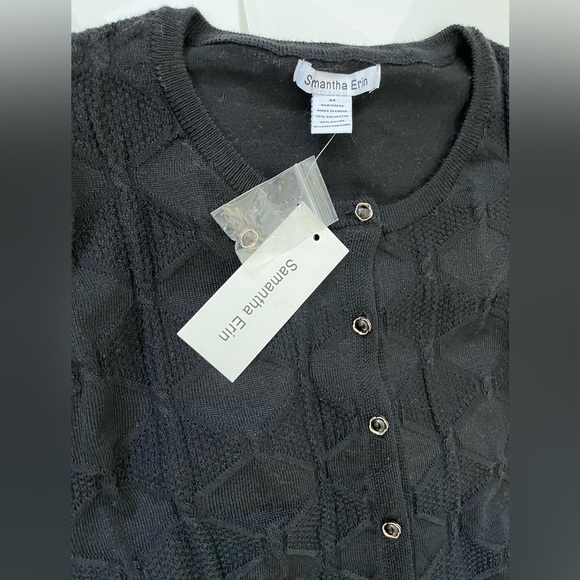 🖤Elegant Black Button-Up Cardigan 
Size:M - Picture 3 of 9